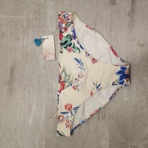 💕JOHNNY WAS💕 Maya Hipster Bikini Bottoms ~ Multi-Color Floral Print XL